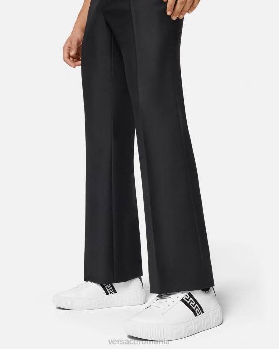 alb negru adidași greca Versace bărbați pantof 40L61551