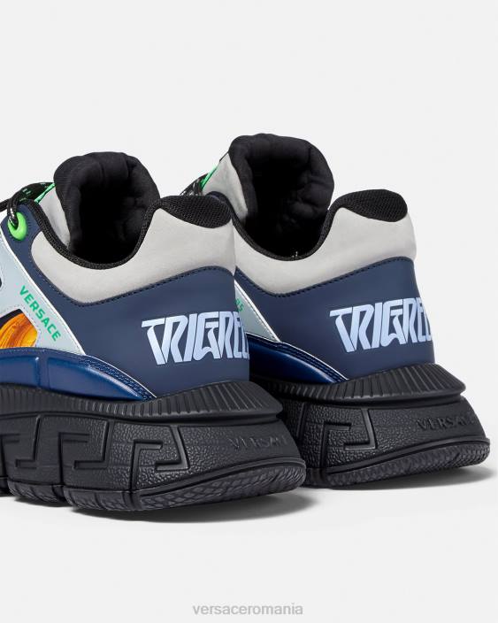 albastru adidași barocco 660 trigreca Versace bărbați pantof 40L61542