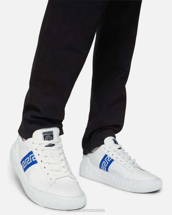 albastru alb adidași greca Versace bărbați pantof 40L61558