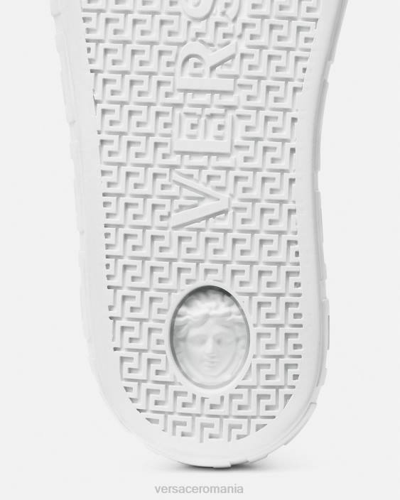 aur alb adidasi logo greca Versace bărbați pantof 40L61549