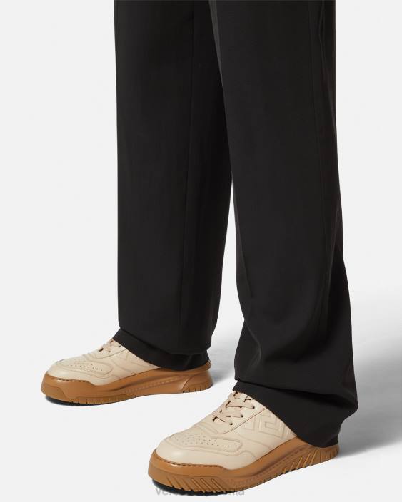 bej adidași greca odissea Versace bărbați pantof 40L61536