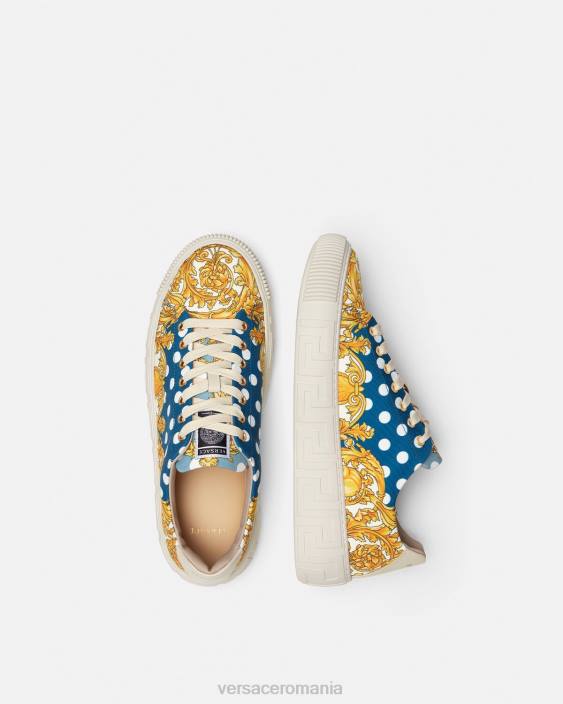 imprimare adidași seashell baroque greca Versace bărbați pantof 40L61516