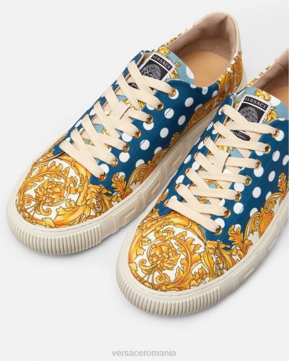 imprimare adidași seashell baroque greca Versace bărbați pantof 40L61516