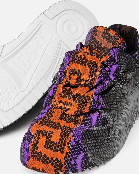 imprimare adidasi odissea cu imprimeu piton greca Versace bărbați pantof 40L61539