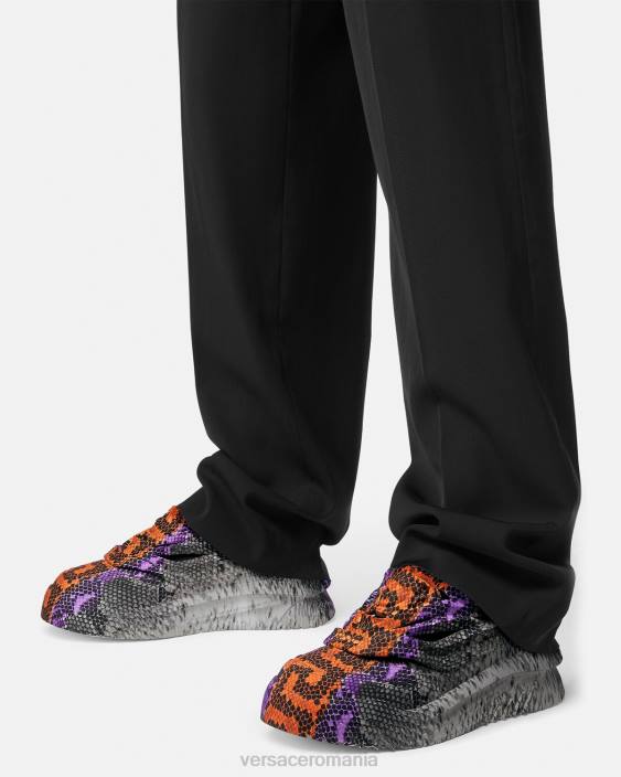 imprimare adidasi odissea cu imprimeu piton greca Versace bărbați pantof 40L61539