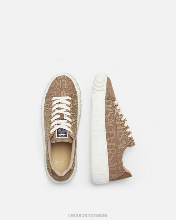 maro adidasi allover greca Versace bărbați pantof 40L61515