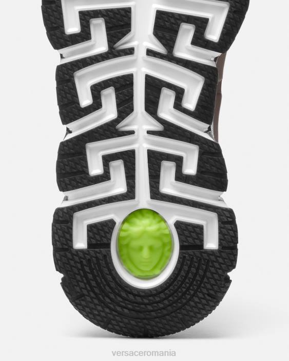 maro și auriu adidasi trigreca Versace bărbați pantof 40L61512