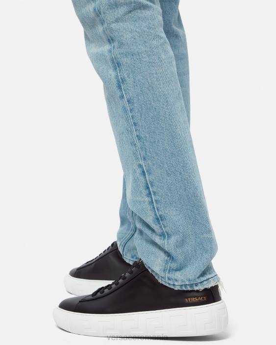 negru adidași greca Versace bărbați pantof 40L61547