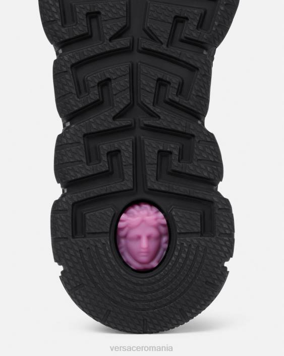 negru adidași trigreca cu împânzire Versace bărbați pantof 40L61544