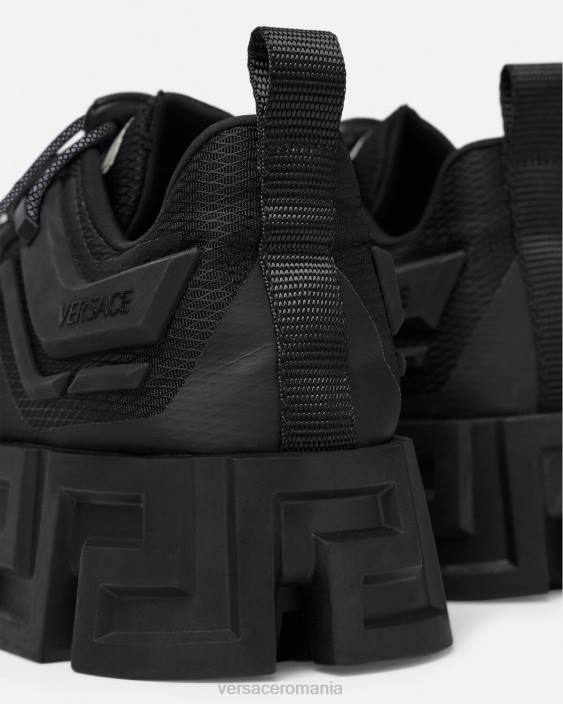 negru adidasi greca labirint Versace bărbați pantof 40L61560