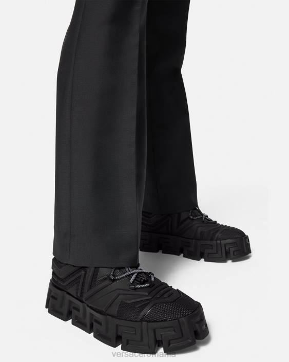 negru adidasi greca labirint Versace bărbați pantof 40L61560