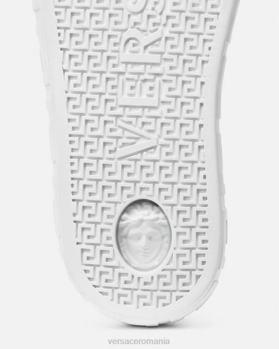 negru și imprimat antrenori allover greca Versace bărbați pantof 40L61550