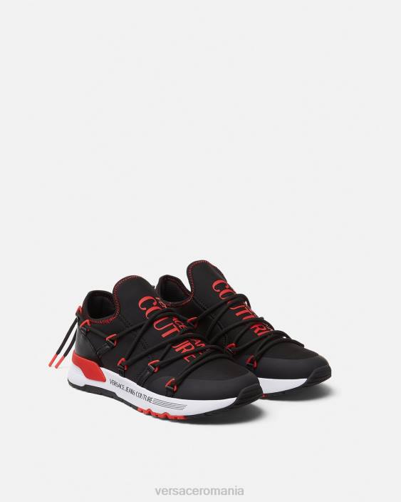 negru si rosu adidași dinamici Versace bărbați pantof 40L62454