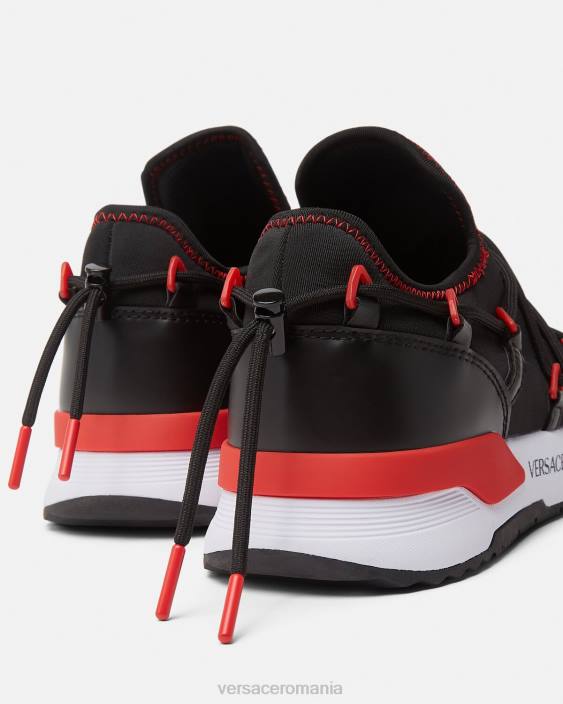 negru si rosu adidași dinamici Versace bărbați pantof 40L62454
