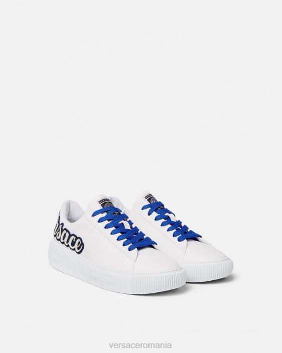 o singură culoare antrenori varsity greca Versace bărbați pantof 40L61557