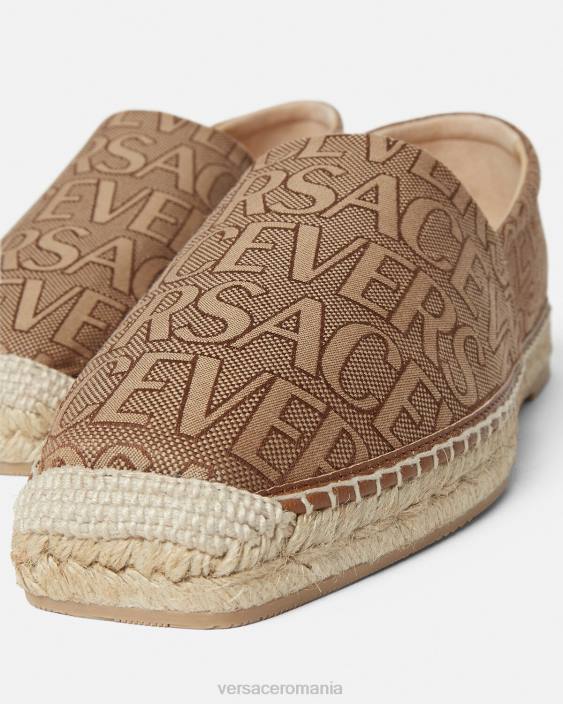 maro espadrile peste tot Versace bărbați pantof 40L61563