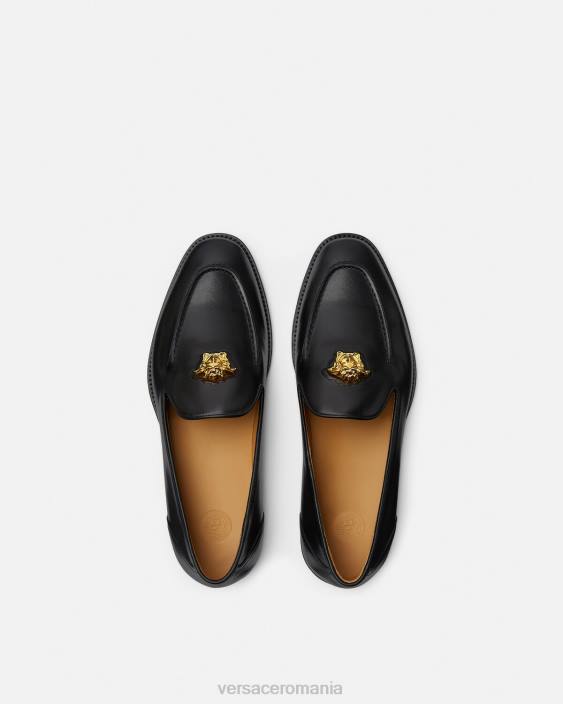 negru papuci la medusa Versace bărbați pantof 40L61569