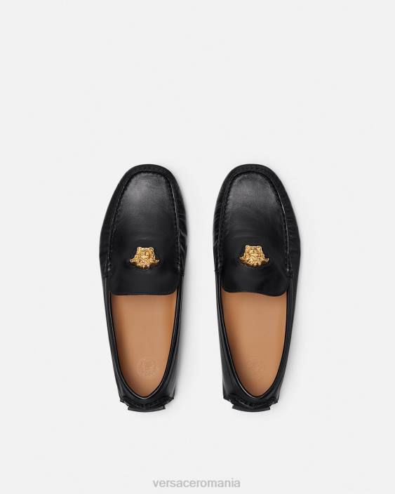 negru pantofi sofer la medusa Versace bărbați pantof 40L61602