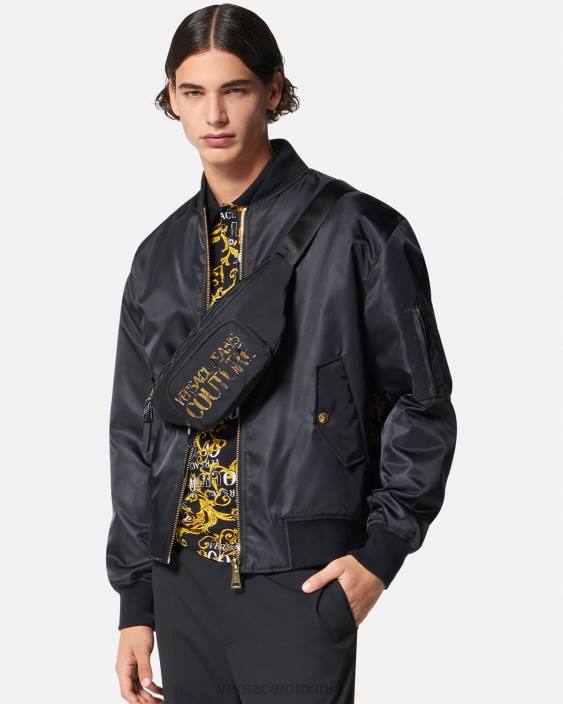 multicolor geantă cu curea cu logo Versace bărbați saci 40L62493