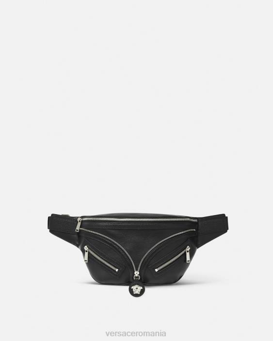 negru repeta geanta cu curea Versace bărbați saci 40L61504