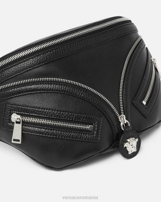 negru repeta geanta cu curea Versace bărbați saci 40L61504