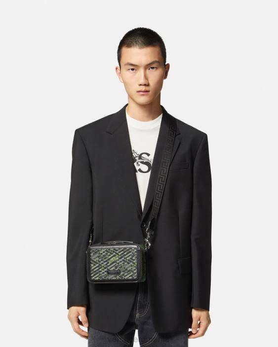 imprimare geanta messenger la greca signature Versace bărbați saci 40L61478