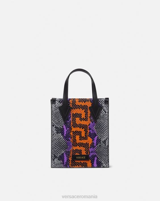 multicolor geanta crossbody cu imprimeu piton greca Versace bărbați saci 40L61474