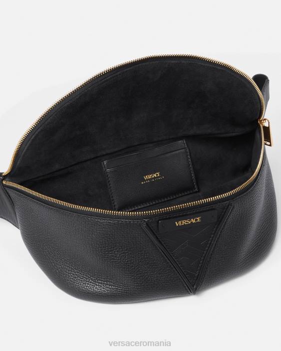 negru geanta cu curea semnatura v greca Versace bărbați saci 40L61491