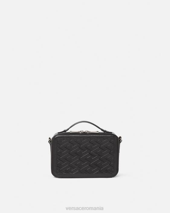 negru geanta messenger la greca signature Versace bărbați saci 40L61479