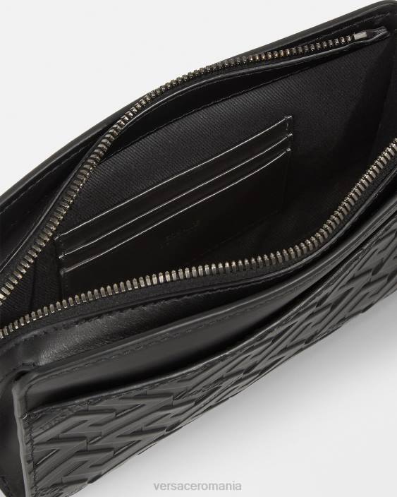 negru geanta messenger semnatura la greca Versace bărbați saci 40L61481