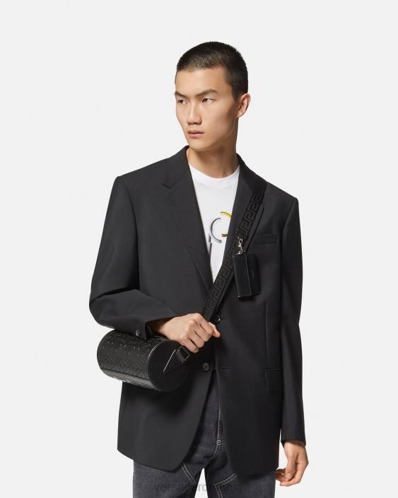 negru geanta messenger semnatura la greca Versace bărbați saci 40L61482