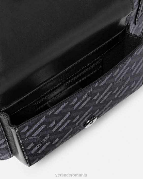 negru si gri geanta cu curea semnatura la greca Versace bărbați saci 40L61486