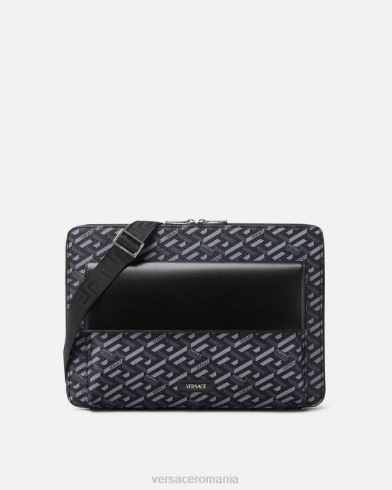 negru si gri husa laptop la greca signature Versace bărbați saci 40L61483