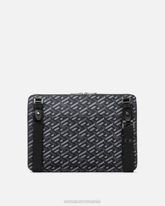 negru si gri husa laptop la greca signature Versace bărbați saci 40L61483