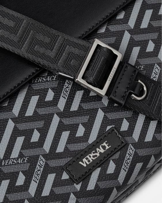 negru si gri husa laptop la greca signature Versace bărbați saci 40L61483