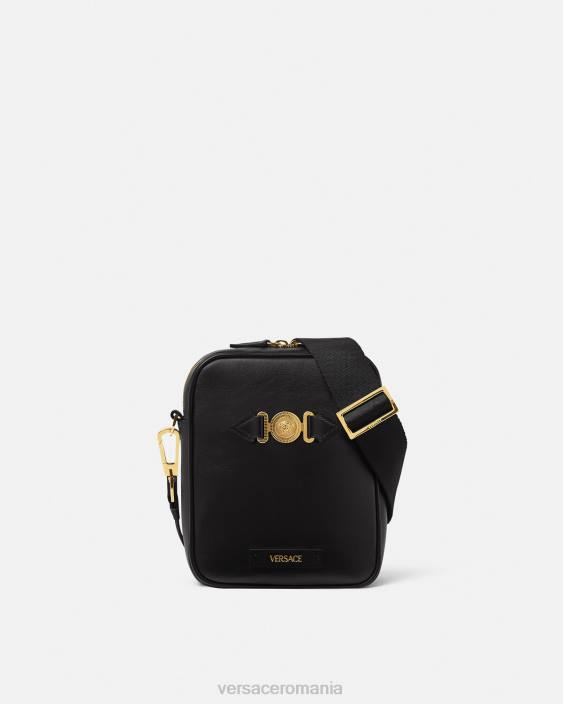 negru geantă crossbody medusa biggie Versace bărbați saci 40L61469