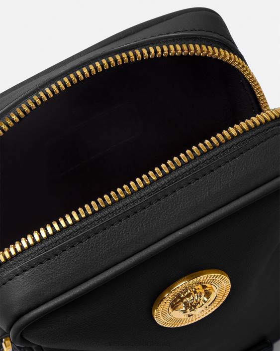 negru geantă crossbody medusa biggie mică Versace bărbați saci 40L61465