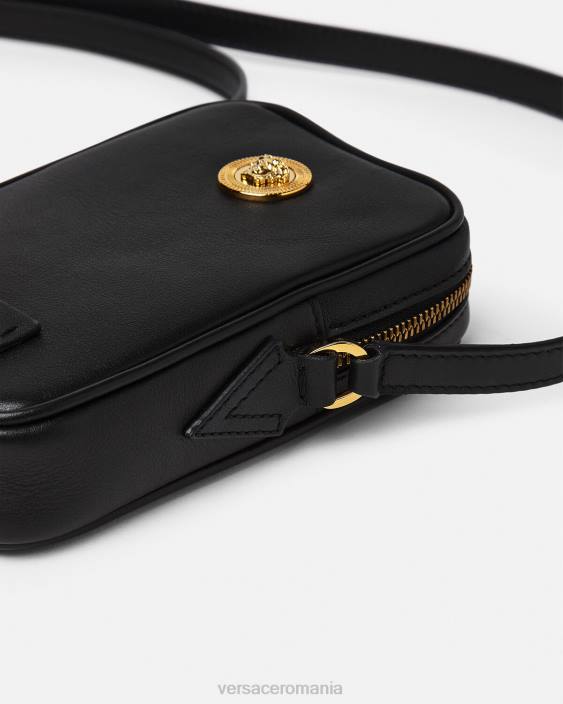 negru geantă crossbody medusa biggie mică Versace bărbați saci 40L61465