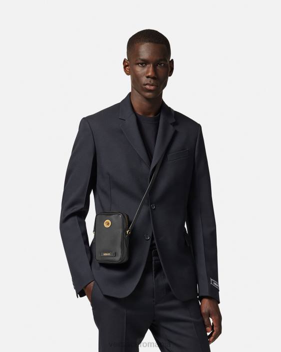 negru geantă crossbody medusa biggie mică Versace bărbați saci 40L61465