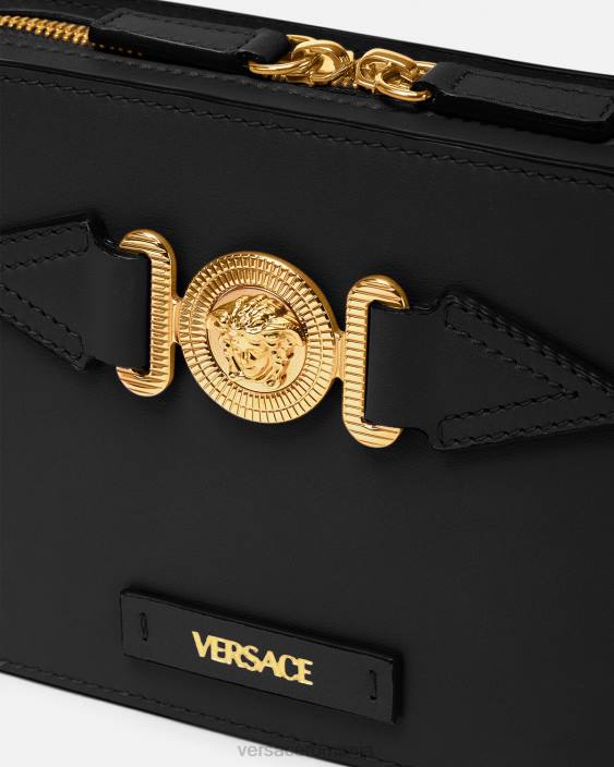 negru geantă messenger mică medusa biggie Versace bărbați saci 40L61464