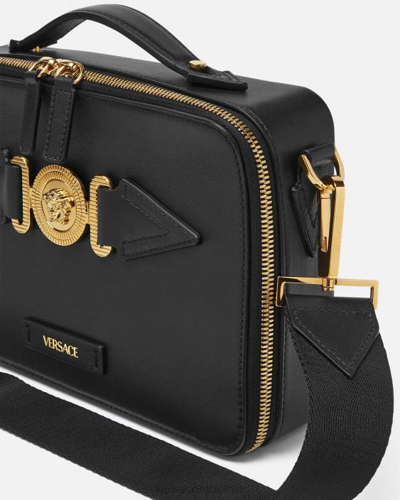 negru geanta messenger medusa biggie Versace bărbați saci 40L61468