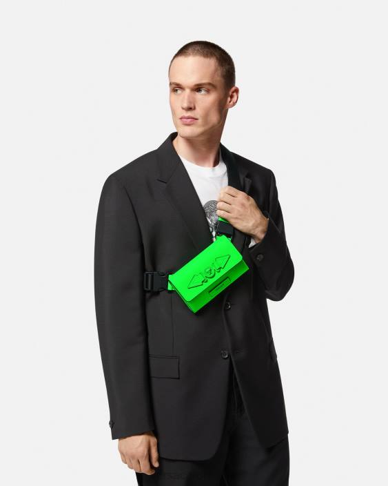 verde geantă cu curea medusa biggie Versace bărbați saci 40L61473