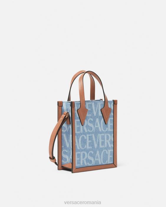 albastru geantă crossbody peste tot Versace bărbați saci 40L61495