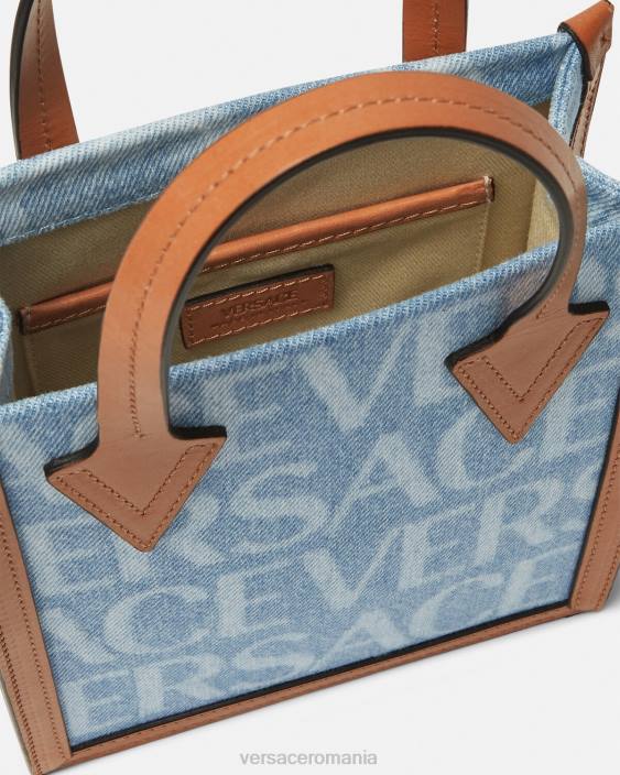 albastru geantă crossbody peste tot Versace bărbați saci 40L61495