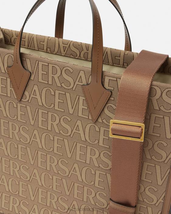 maro geantă tote peste tot Versace bărbați saci 40L61506