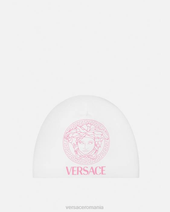 alb si roz șapcă pentru copii medusa Versace copii accesorii 40L61817