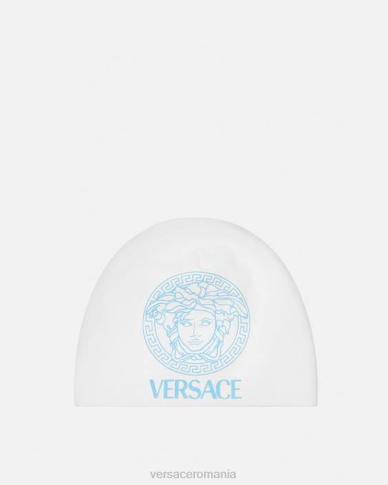 albastru alb șapcă pentru copii medusa Versace copii accesorii 40L61816