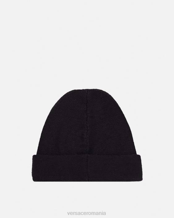 negru beanie cu logo medusa Versace copii accesorii 40L62078
