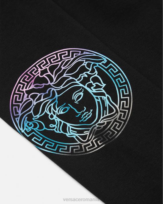 negru și imprimat jambiere medusa greca Versace copii îmbrăcăminte 40L61945