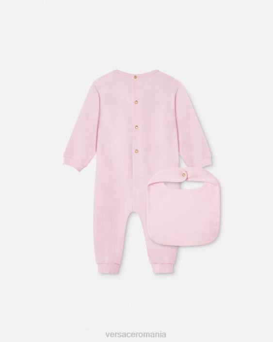 roz Set costum de dormit pentru bebeluși cu lanț donatella Versace copii îmbrăcăminte 40L61830